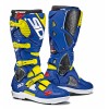 BOTAS SIDI CROSSFIRE 3 SRS - AMARELO FLUO / AZUL 
